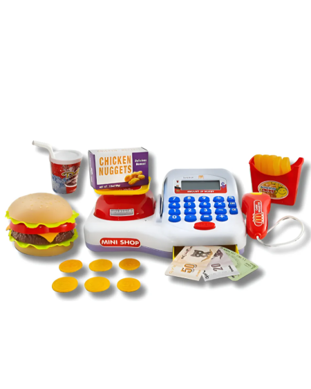 🍟 لعبة المتجر الإلكتروني – Checkout Counter Play Set